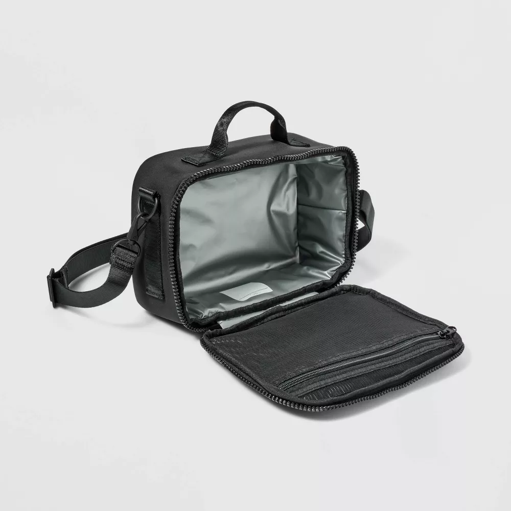 Neoprene Zippered Lunch Tote Bag